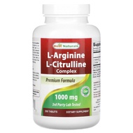 L-Arginine + L-Citrulline Complex, Tablets