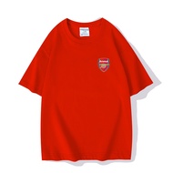 Arsenal football team fan jersey short sleeved T-shirt men's and women's pure cotton half sleeved ch