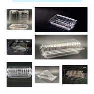 Disposable Plastic Clear Food Box - Disposable OPS Container - Bekas Makanan - Bekas Kek OPS OP1H/OP