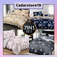 EXCLUSIVE CADAR 5D (7IN1) 100% COTTON 1000 THREAD COUNT SET CADAR COMFORTER | READY STOCK IN MLAYSIA