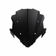 1 PCS Motorcycle Windshield Sun Visor Air Wind Deflector Windscreen Guard Black Metal for Tracer 9 G