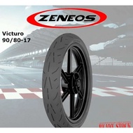 Zeneos Victuro 90/80*17 (2018 Clear Stock) Tayar Tubeless Tyre Universal Y15 LC135 RS150 RSX Y16
