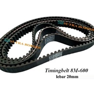 Timingbelt 8m 600 width 20mm timingbelt HTD8M-600 width 2cm TIMINGBELT 8M 600 Belt Width 2.5cm Indus