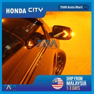 Honda City GM2 GM3 Blue Mirror With LED Signal Lamp Blue Wide Angle Sight For City GM2 GM3 TMO (2008