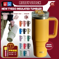 New Tyeso Tumbler With Handle Design 900ml/1200ml 304 Stainless Steel Insulated Thermos Flask Water Bottle 保温瓶保温杯