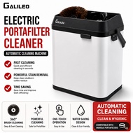 GALILEO Electric Portafilter Cleaner | Automatic Coffee Knock Box Cleaner | Espresso Portafilter Bru