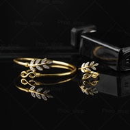 P103 Infinity Bracelet Olive Leaves Wear It And Look Good When Worn. Quality