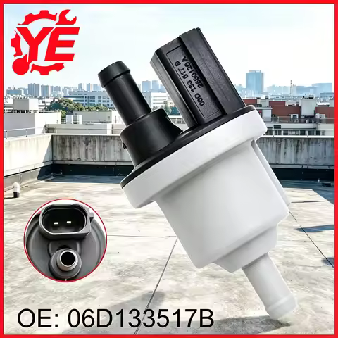 Vapor Canister Purge Solenoid Valve 06D133517B 06D133517C, 2004-2017 for VW CC Passat Phaeton Touare