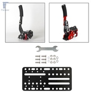 [Flameer] USB Handbrake Mounting Plate, Black USB Handbrake Bracket, Easy Installation, Professional