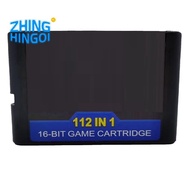 112 in 1 Game  16 Bit Game Card for  Megadrive  Game  for PAL and NTSC