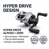 DAIWA 21 Alphas SV TW Reel | TWS | Full‑Metal 175g | Bass/Pike | Right/Left | 2021
