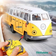 Remote Control Bus Car RC School Bus Electric Toy Ambulance With LED Light Music Bus Model Children 