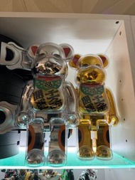 Bearbrick招財貓 ，連100%