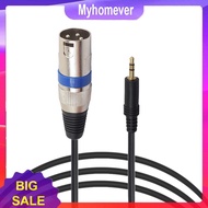 3m/9.84ft 3.5mm Stereo Male Plug to 3 Pin XLR Male Mic Audio Cable