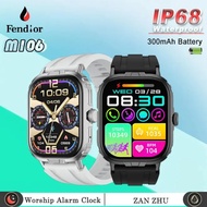M106 Smartwatch  Fendior with Donation and Alarm Clock, True IP68 Waterproof, Cofit App, 2-in-1 Smar