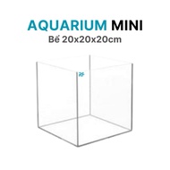 Cubic 20 tank, size 20x20x20cm, aquarium for raising betta fish