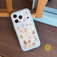 For iPhone 16 Pro Max Case TPU Cartoon Phone Case For iPhone 17 Pro Max 16 15 14 Cover 手机壳 Aesthetic