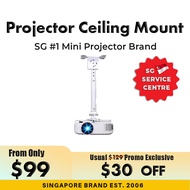 Universal Projector Ceiling Mount/bracket (Compatible with Epson/BenQ/Canon/Panasonic/Dell/Viewsonic/Beamerx/Lumos...)