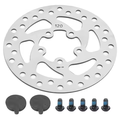 120mm Brake Disc 5 Holes Stainless Steel Brake Disc for M365/PRO/PRO2 Electric Scooter