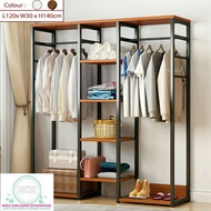Amazing Cloth Wardrobe Cabinet Cloth Storage Cabinet Modern Style MDF (L60/90/120 x W30 x H140cm)
