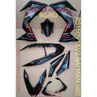 Coverset cover set tanam (HLD Racing) honda RS150 RS 150 v1 v2 v3 v4 batman