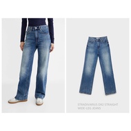 STRADIVARIUS STRAIGHT-LEG JEANS D92 STRAIGHT WIDE-LEG (B3002)