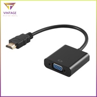 [V.S]Adapter Cable Mini Display Port HDMI-compatible To VGA Black HDMI-compatible Cable [M/11]