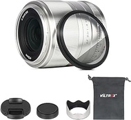 VILTROX 23mm f/1.4 F1.4 EOSM APS-C STM Autofocus Lens for Canon EOS-M Mount Camera M10 M100 M200 M3 M5 M50 M50II M6 M60 II EOS M6 Mark II, with Lens Filter Combo