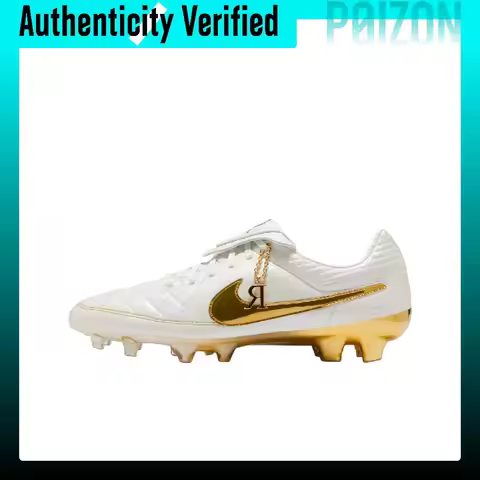 Nike Tiempo Legend FG Firm Ground Soccer Shoes Unisex White Gold IF4388-100