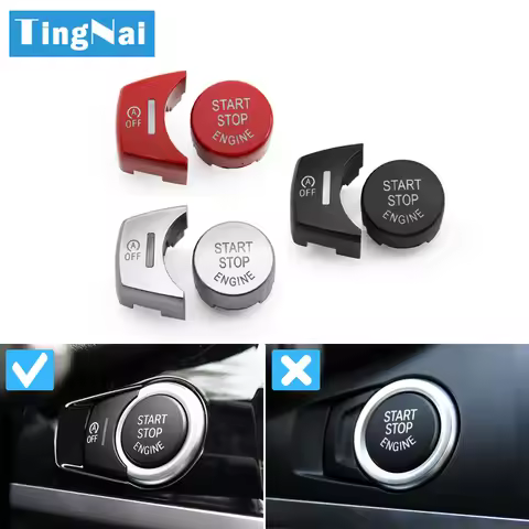 LHD RHD Car Engine Start Stop Button Switch Cover OFF Button For BMW X3 X4 X5 X6 F25 F26 F15 F16 613