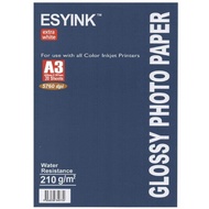 Esyink Glossy Photo Paper 210gsm (A3 X 20 sheets)