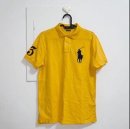 Polo Ralph Lauren 經典刺繡大馬短袖Polo衫 黃色