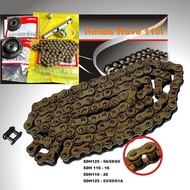 COD Complete Set Of Valve Chains 90 88 Honda Wave 110i 125 WIN100 With Rolling Rubber Press Chain Te