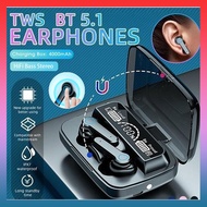 🎧【Ready stock】M19 TWS Earbuds Wireless Earphone Bluetooth 5.1 HiFi Bass Stereo Headset Waterproof To
