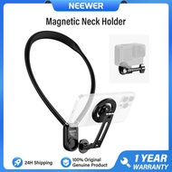 NEEWER Magnetic Neck Holder ที่ยึดคอแบบแม่เหล็กสำหรับกล้องแอคชั่นและโทรศัพท์ ขาตั้งกล้องติดคอแบบแฮนด