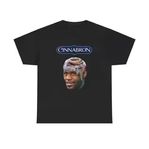 Cinnabron Lebron James Meme T-Shirt, Funny T-Shirt, Unisex T-Shirt, Slam Cover T-Shirt, Unisex Sport