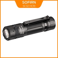 SOFIRN SC32 HCRI Super Bright EDC Flashlight 1300 Lumens, High CRI, USB Type-C Rechargeable