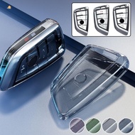HUND| TPU Transparent Car Key Case Cover Holder Shell For BMW F20 G20 G30 X1 G05 X6 X7