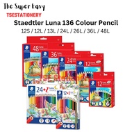 Staedtler Luna 12 Short / 12 Long / 24 / 36 / 48 Colour / Color Pencil Pensel Warna 136 Staedlter