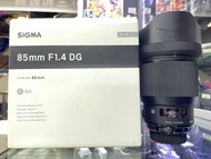 SIGMA 85 85mm F1.4 DG ART for NIKON F 大光圈 齊盒 超新淨