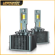 2Pcs Double Copper LED Headlights F6S D3S For Car D1S/D1R D2S/D2R D3S/D3R D4S/D4R