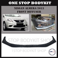 NISSAN ALMERA 2013 FRONT DIFFUSER SKIRT BODYKIT