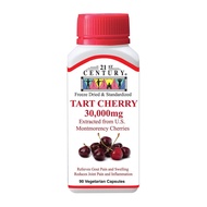 21st Century Tart Cherry 30,000mg 90's Vegetarian Capsules *Helps Reduces Inflammation For Gout* Ant