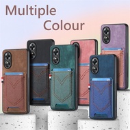 Magnetic Card Slot Wallet Shell for OPPO Find X5 Pro A57 Reno 7 Reno 6 Reno 8 Pro Plus Jeans Pocket 
