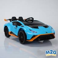 M2G รถไฟฟ้าเด็กเล่น Lamborghini รถแบตเตอรี่เด็ก ดริฟท์ได้ ลิขสิทธิ์แท้ลัมโบร์กีนี **พร้อมส่งจากไทย**