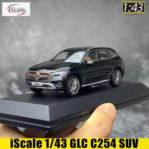 iScale Diecast model 1/43 GLC C254 E-class E450 2024 ONE Car model Static decoration Holiday gift di