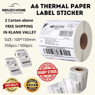 READY STOCK A6 Thermal Sticker AWB Airway Bill Sticker Shopee Waybill Label (1 CARTON)