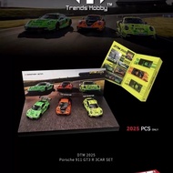 Brand New Exhibition Limited Trends Hobby 1: 64 Porsche 911 GT3 R DTM 2025 TEAM MANTHEY EMA Three-Ca