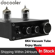 TUBE-03 Mini HiFi Audio Preamplifier 6K4 Vacuum Tube Amplifier Buffer Treble Bass Adjustment RCA Pre