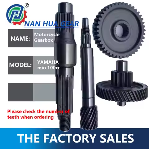 Motorcycle Transmission Axle Drive Axle Output Sprocket Shaft Gearbox Output Final Drive gear For Ya